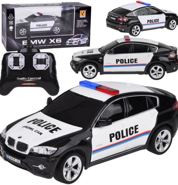 BMW X6 policija na daljinski crni