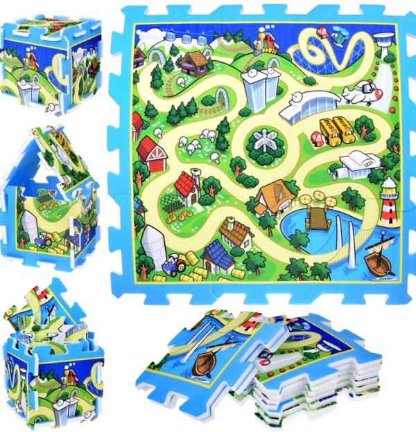 Podne mekane puzzle gradić