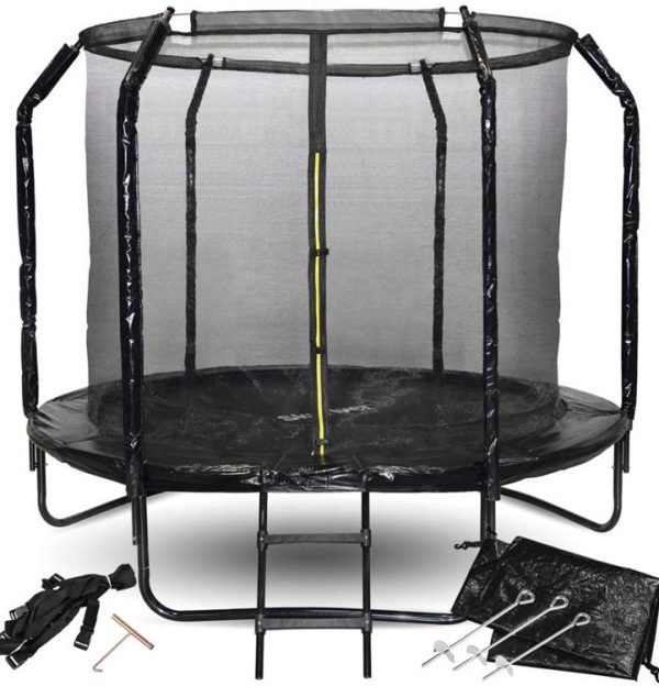 SkyFlyer trampolin crni - 244 cm