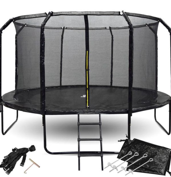 SkyFlyer trampolin crni - 426 cm
