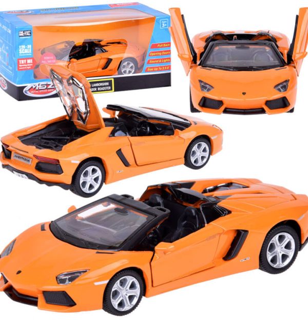 Metalni Lamborghini Aventador Roadster 1:32 s efektima