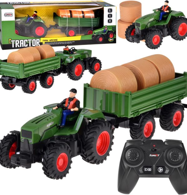 Traktor na daljinski prevozi bale