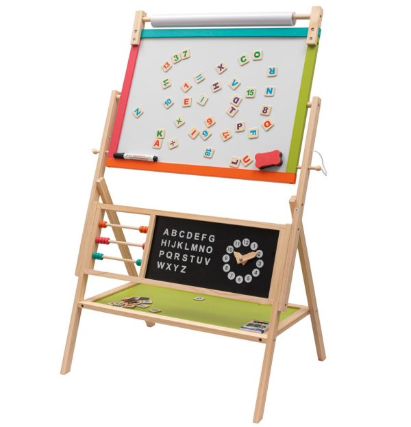 Drvena Montessori ploča 2u1