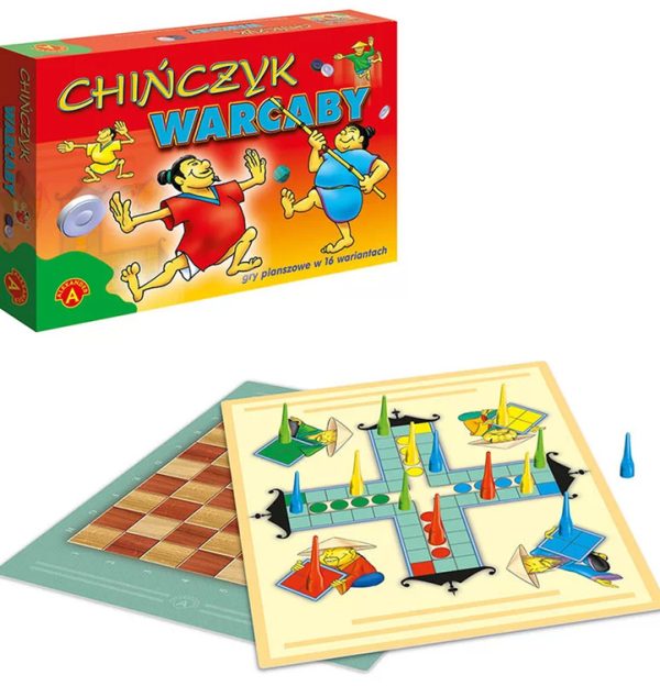 Alexander 2-in-1 Board Game Ludo – Checkers GR0879
